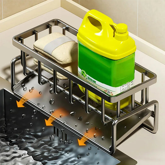 Kitchen Sink Organizer that Tilts