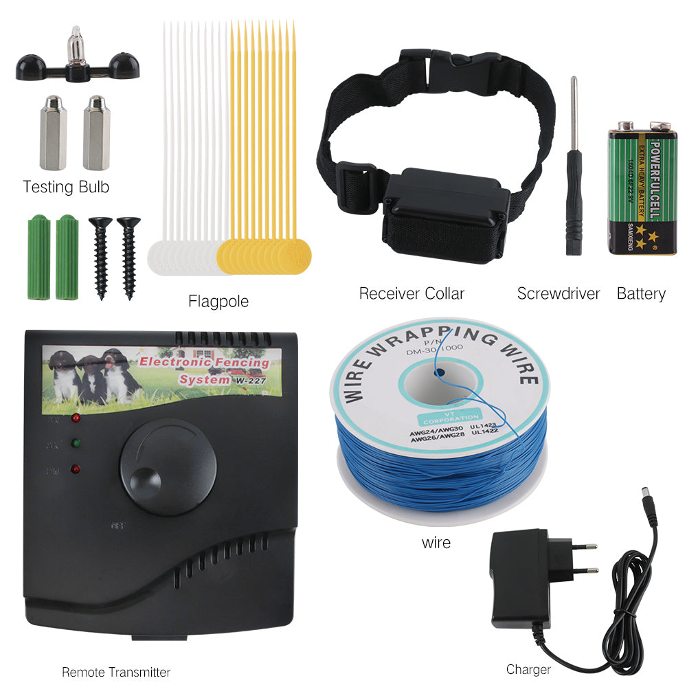 Electric Dog Fence System With Shock Collar
