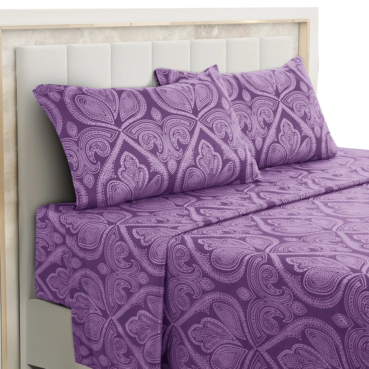 Paisley Bed Sheet Sets  in various sizes and colors