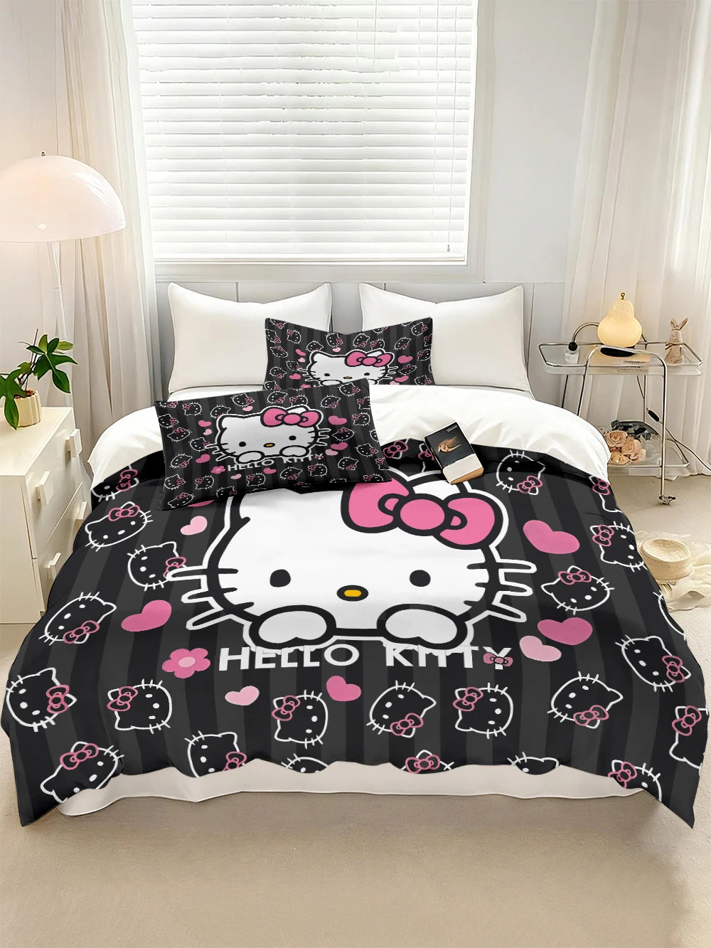 Hello Kitty Cover is a comfortable and lightweight quilt