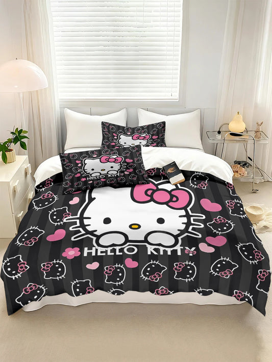 Hello Kitty Cover is a comfortable and lightweight quilt