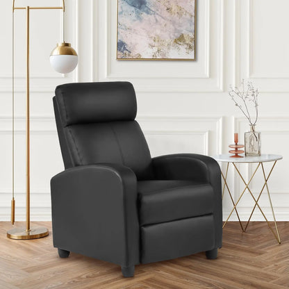 Massage Recliner Sofa with Lumbar Support