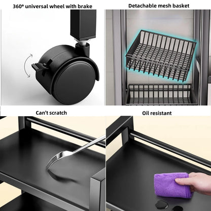 4 Layer Multi-Functional Storage Rack