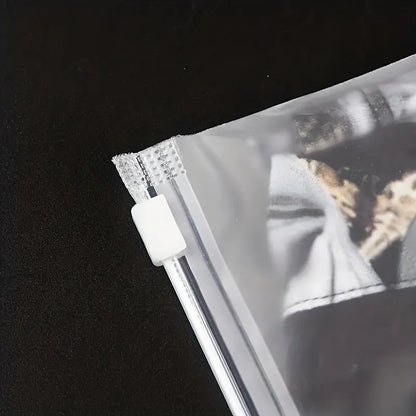 100-Pack Plastic Zipper Lock Bags