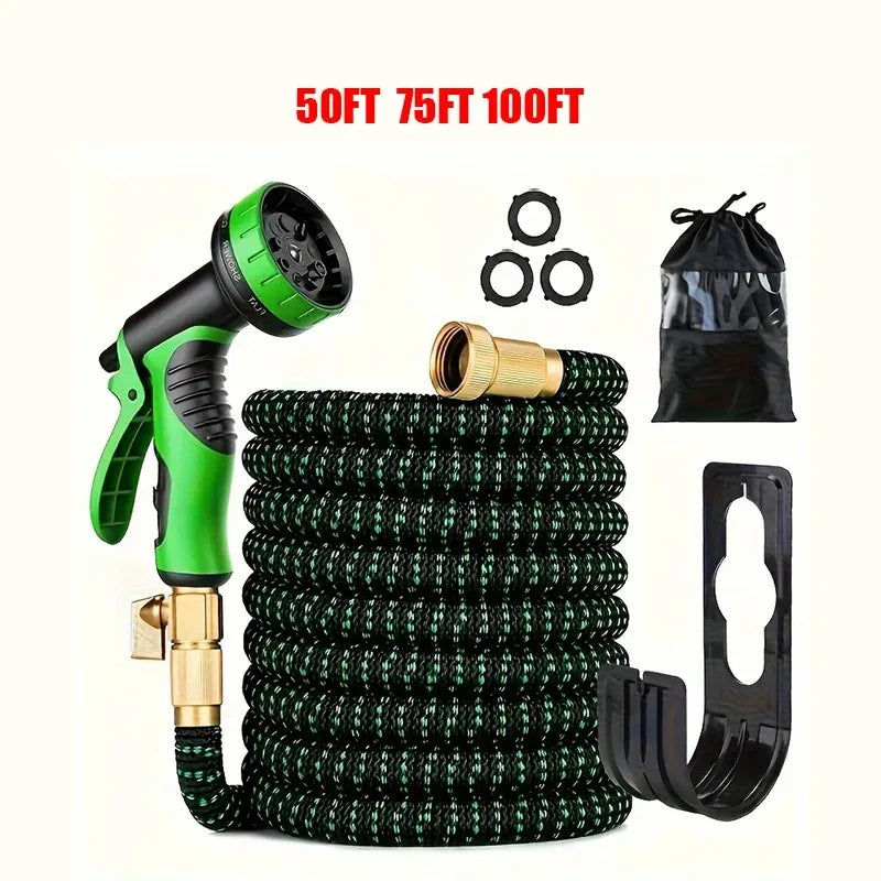 1Pcs 50FT/75FT/100FT T Expandable Multifunctional Water Hose