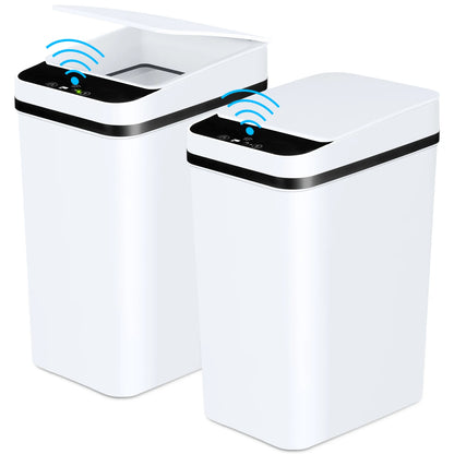2 Pack touchless Trash Cans