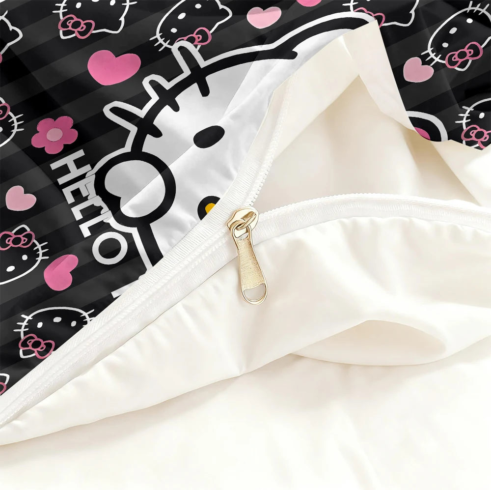 Hello Kitty Cover is a comfortable and lightweight quilt