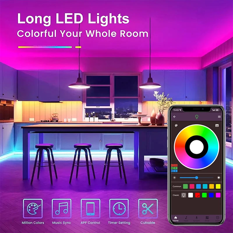 LED color changing Strip Lights