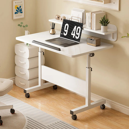 Mobile Standing Desk With Adjustable Tabletop