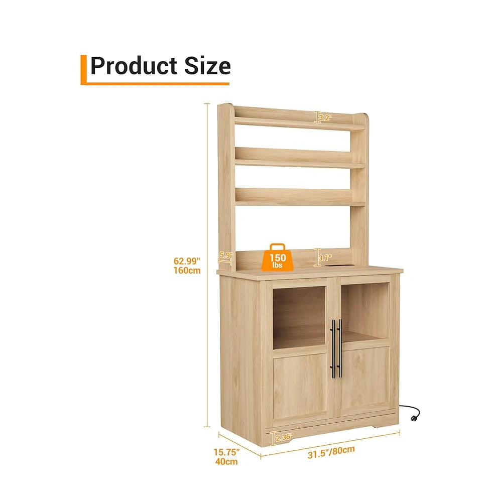 Storage Cabinet  With Power Outlets