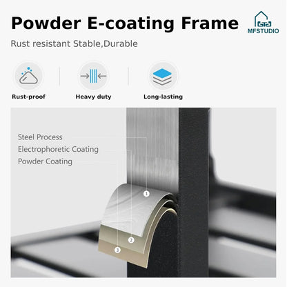 Metal 4 Person Outdoor Dining Set with Umbrella Hole