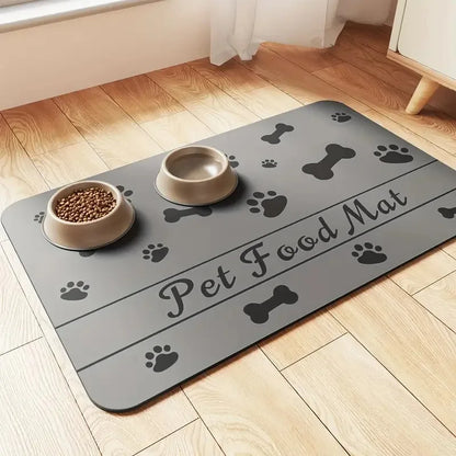 Feeding Mat with Rubber Backing