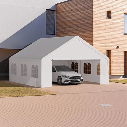 Portable Heavy Duty 20x20 Large Metal Carport or Tent