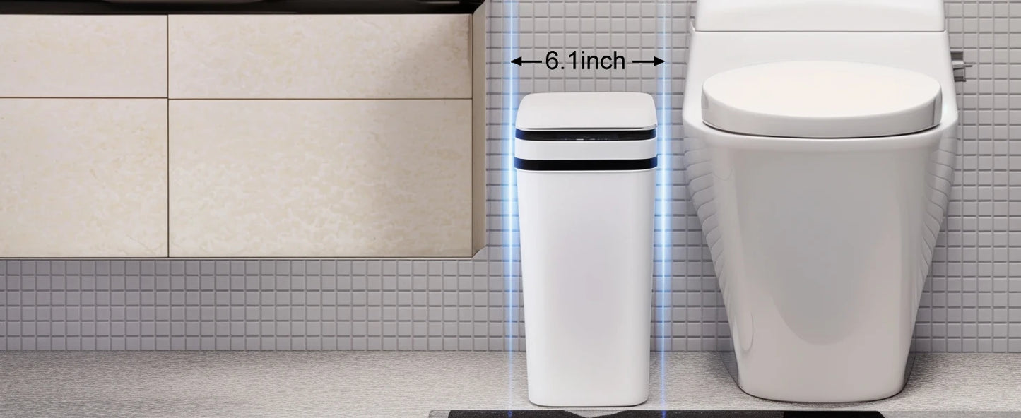 2 Pack touchless Trash Cans