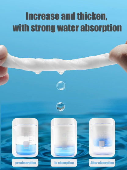 100PCS Natural Disposable and reusable Face Towels