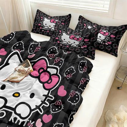 Hello Kitty Cover is a comfortable and lightweight quilt