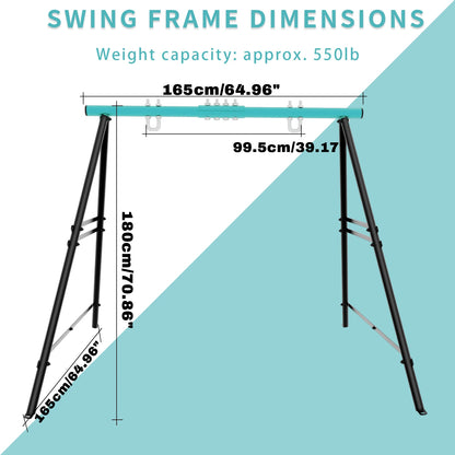 Heavy-Duty Backyard Swing Frame