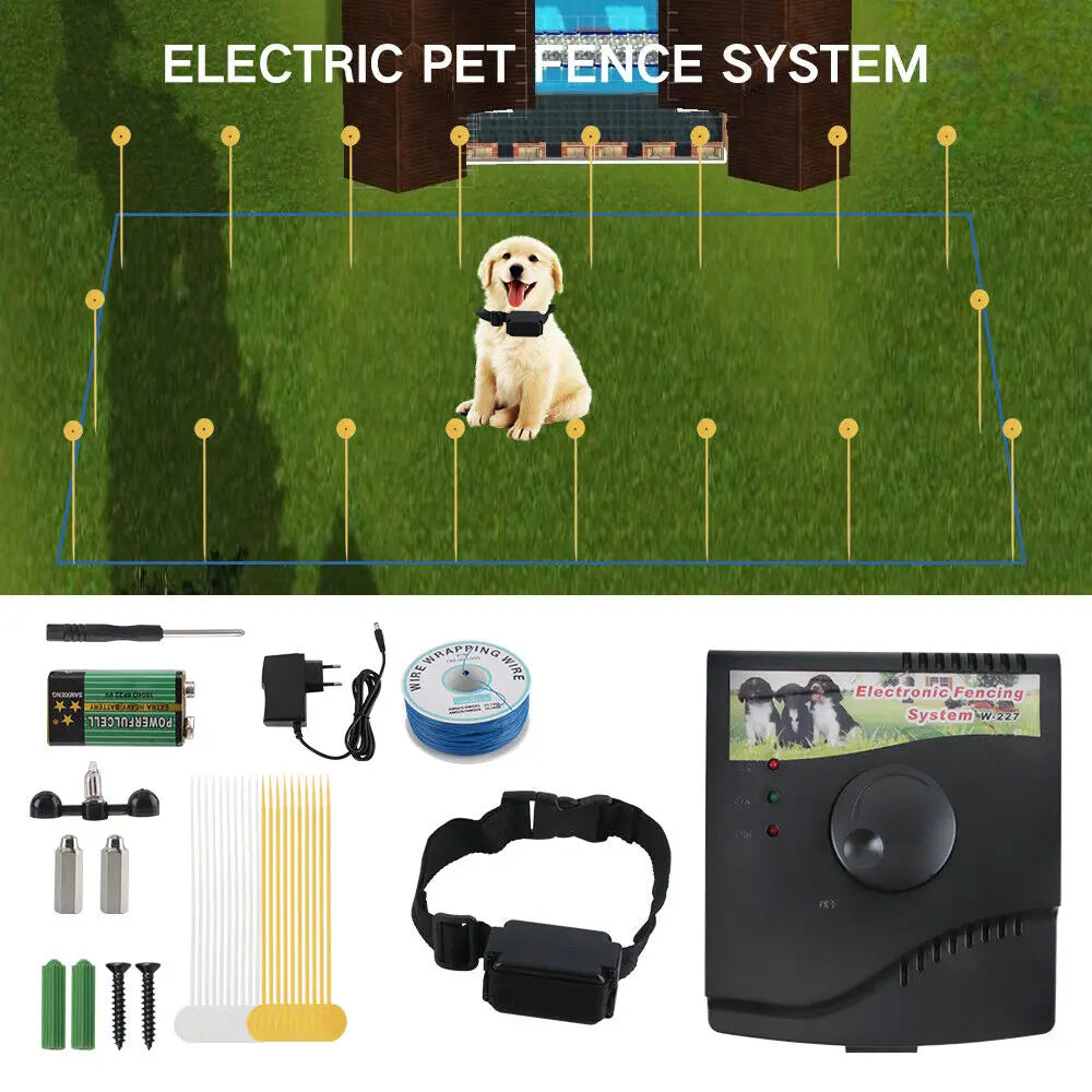 Electric Dog Fence System With Shock Collar