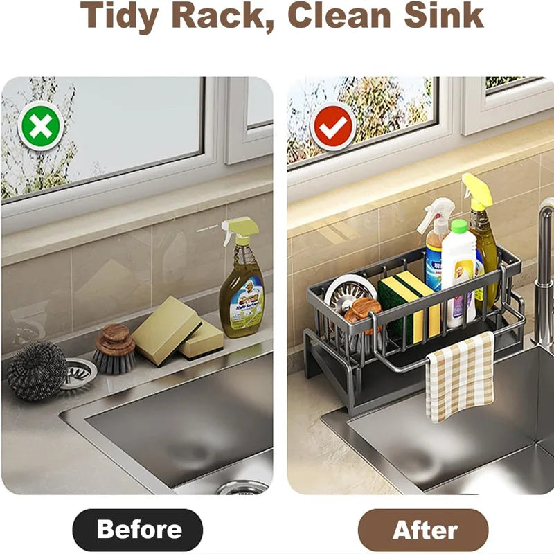 Kitchen Sink Organizer  that Tilts