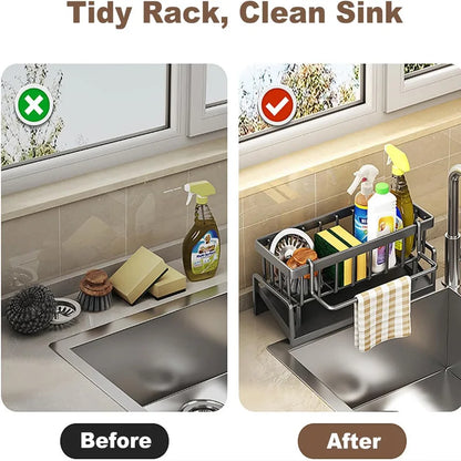 Kitchen Sink Organizer  that Tilts