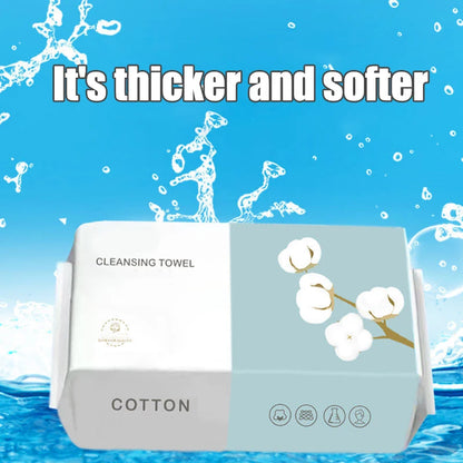 100PCS Natural Disposable and reusable Face Towels