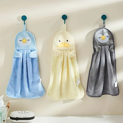 3PCS Fleece Hand Towels