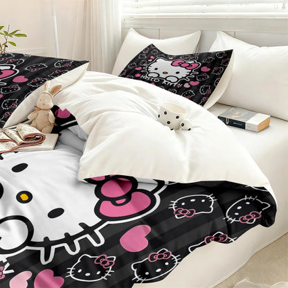 Hello Kitty Cover is a comfortable and lightweight quilt
