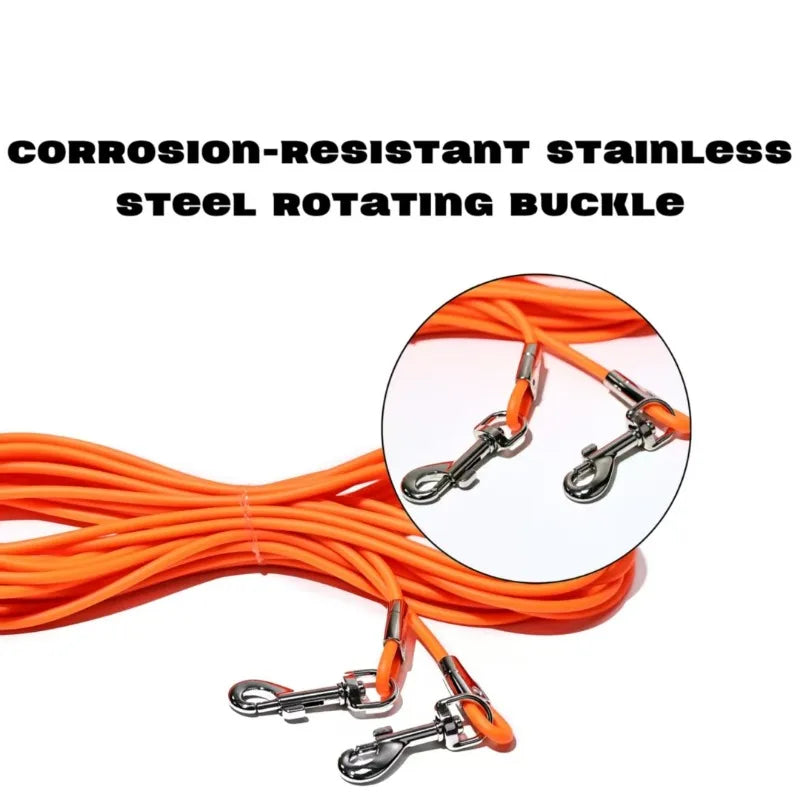 30FT Heavy Duty Dog Cable with Ground Stake